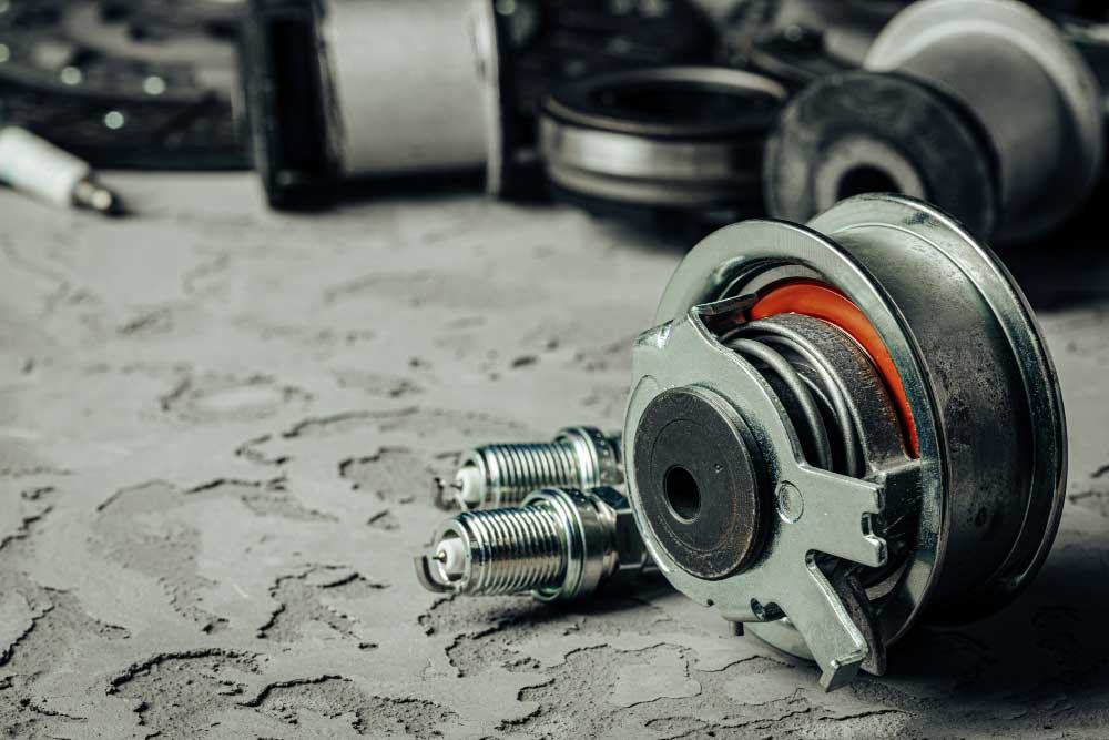 Used Toyota parts Melbourne being checked before installation